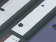 Lame e Racle di lavaggio per rulli inchiostratori : Per Heidelberg SPEEDMASTER/PRINTMASTER 74 "Special", double row of holes.
